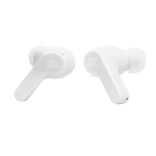 JBL Vibe Beam - True Wireless JBL Deep Bass Sound Earbuds, Bluetooth 5.2, Water & Dust Resistant, Hands-free call with VoiceAware, Up to 32 hours of battery life (White) 5