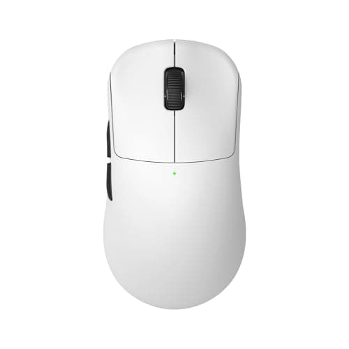 RAWM ES21PRO 8K Wireless Gaming Mouse, 47g Ultra-Lightweight, PAW 3950 Sensor with 3,0000 DPI, Optical Switch, 6 Programmable Buttons, 8K Dongle Including