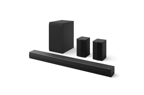 LG Soundbar for TV 5.1 Ch with Dolby Audio and Rear Speakers S55TR