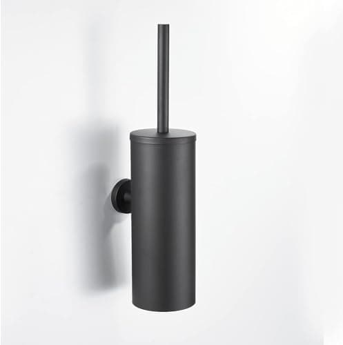 Toilet Brush and Holder, Toilet Brush 304 Stainless Steel, Toilet Bowl Brush for Bathroom with Durable Scrubbing Bristles, Splash-Proof