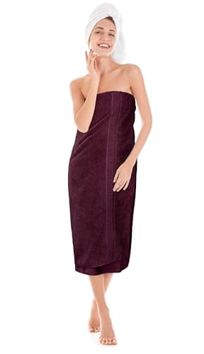 Utopia Towels Luxurious Jumbo Bath Sheet 2 Piece, 600 GSM, 35 by 70 Inches, 100% Ring Spun Cotton, Highly Absorbent and Quick Dry Extra Large Bath Towel, Super Soft Towel, Burgundy 9