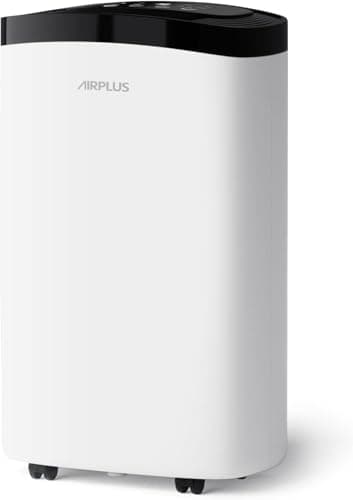 AIRPLUS 1,500 Sq. Ft Dehumidifier for Basement, 30 Pints Powerful Dehumidifier for Home, Large Rooms, Bedrooms, Sufficient Capacity Water Tank with Drain Hose (AP1907)