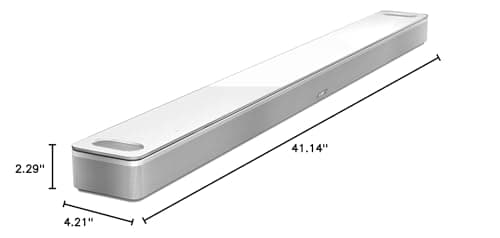 Bose Smart Ultra Dolby Atmos Soundbar, All-in-One Surround Sound System for TV, A.I. Dialogue Mode, Alexa and Google Voice Control, HDMI eARC, White 7