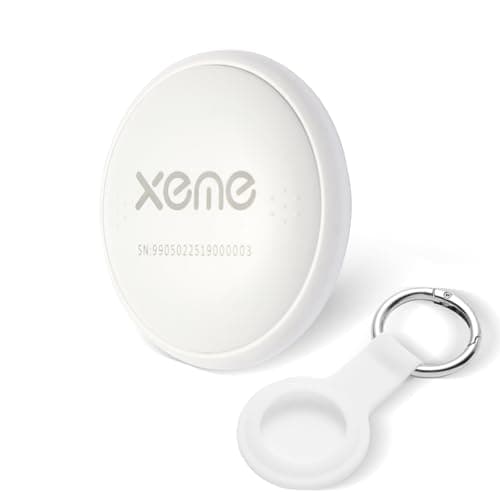 Key Finder, Bluetooth Tracker Locator Pairs with Apple Find My (iOS only), Item Locator Smart Tracker Tag for Keys/Luggage/Wallet, etc. (WHITE-1PCS) 8