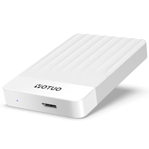 YOTUO Portable External Hard Drive Storage Expansion Mobile HDD USB 3.0 for PC, Mac, Desktop, Laptop, PS4, PS5, Xbox One X/S, Xbox 360, Xbox Series X/S, Office & Game (White, 500GB) 8