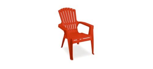Adams Patio Furniture 8460-26-3731 Cherry Red Kids Chair (Pack of 1)