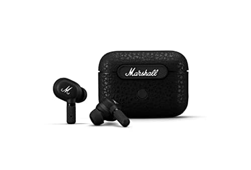 Marshall Motif True Wireless Noise Canceling Headphones, In Ear, Black