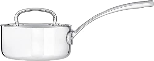 Cuisinart French Classic Tri-Ply Stainless 1-Quart Saucepan with Cover,Silver 3