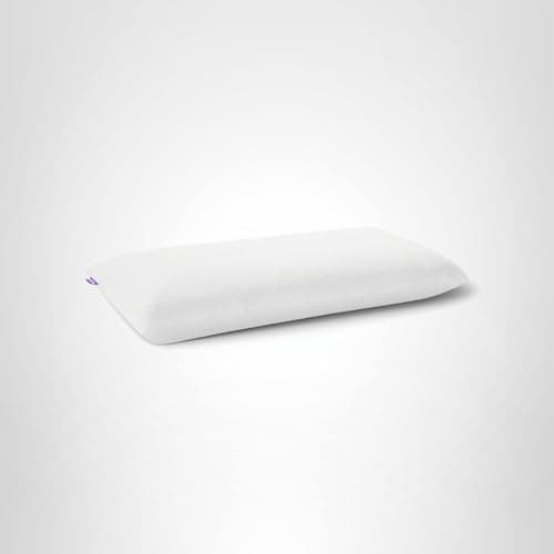 Purple Harmony Pillow – Talalay Latex Foam Cooling Pillow for Combo or Side Sleepers, 360º Hex GelFlex Grid for No-Pressure Support and Luxurious Weightless Feel - King, Medium Feel, Med Height 8