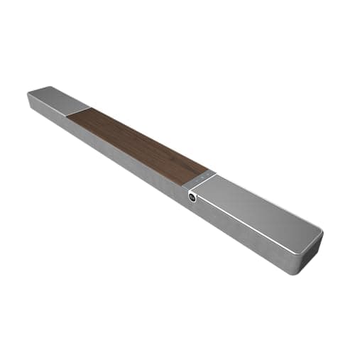 Klipsch Flexus CORE 300 5.1.2 Channel Powered by Onkyo Bluetooth Sound Bar with Dirac Live Room Correction, Dolby Atmos and Custom Tuned Bass - Walnut Without Wall Mount