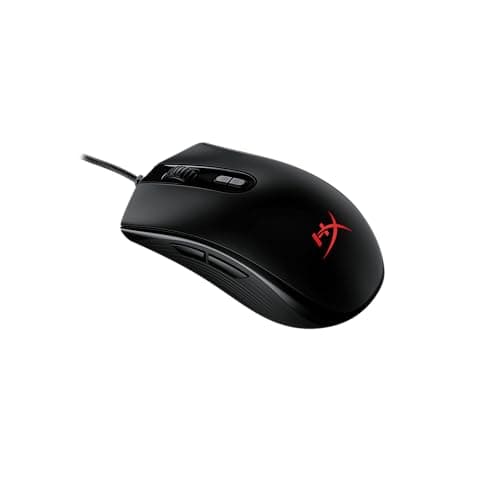 HyperX Pulsefire Core - RGB Gaming Mouse, Software Controlled RGB Light Effects & Macro Customization, Pixart 3327 Sensor up to 6,200DPI, 7 Programmable Buttons, Mouse Weight 87g,Black 5