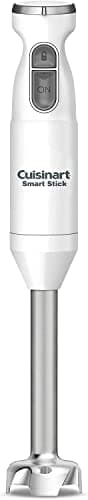 Cuisinart Smart Stick Two-Speed Hand Blender, Powerful Immersion Blender with 300-Watt Motor Blends Shakes, Smoothies, Puree, Baby Food, Soups & Sauces, CSB-175P1, White