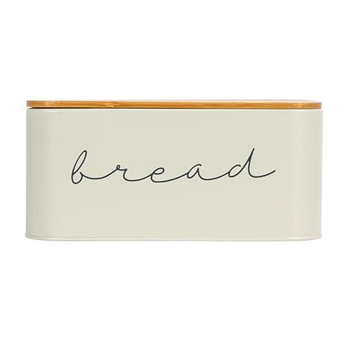 Bloomingville Metal Bread Bin with Bamboo Lid 9