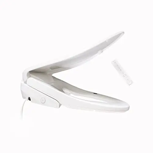 Soft Spa By Fluidmaster 9500E-001 Electronic Bidet Heated Toilet Seat with Warm Water and Air Dryer, Deodorizer, Easy Install, Elongated, White