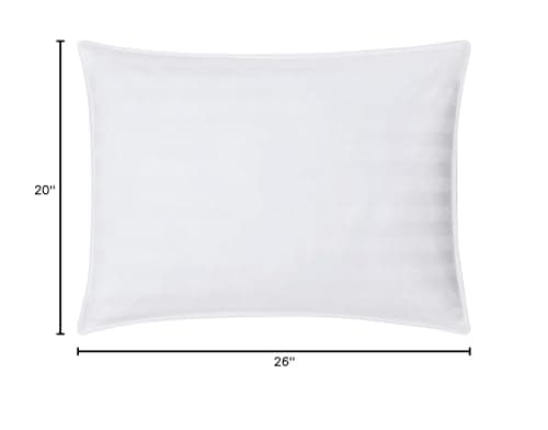DOWNLITE Down Extra Thin, Flat & Soft Pillow for Stomach Sleepers (Hypoallergenic) (Standard/Queen) 7