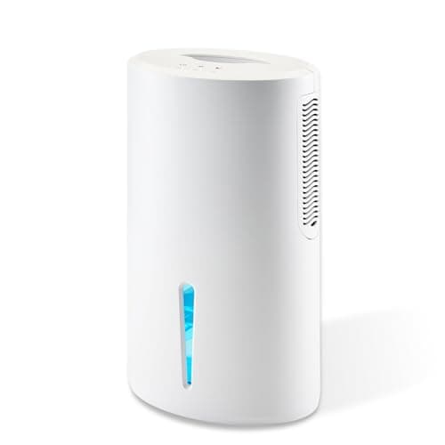 Dehumidifier for Home with Colorful Light Auto Shut Off Protection Ideal for Bedroom and Basement 2 Working Modes Daytime and Nighttime Efficient Moisture Removal System