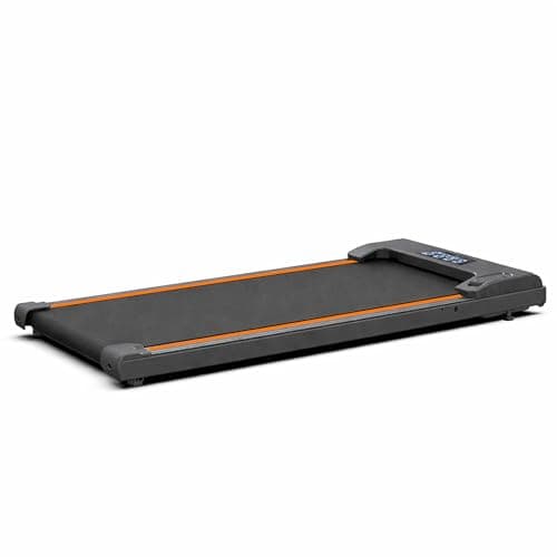 YRUN Walking Pad Under Desk Treadmill for Home Black-Red