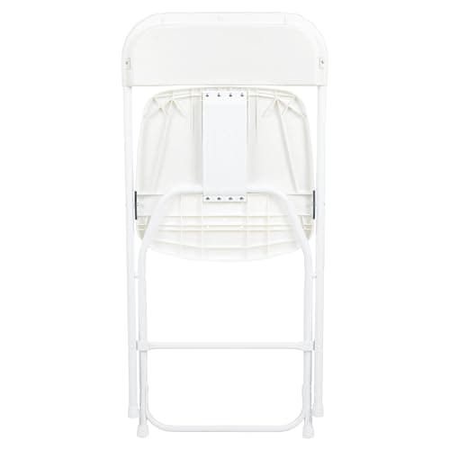 Flash Furniture Hercules Series Plastic Folding Chair - White - 4 Pack 650LB Weight Capacity Comfortable Event Chair-Lightweight Folding Chair 14