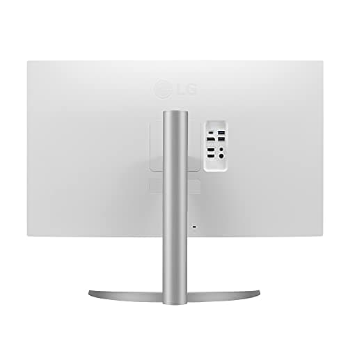 LG 32UP83A-W 32-inch 4K UHD (3840 x 2160) Computer Monitor 60Hz, IPS, Ultrafine, USB Type-C 60W PD, HDMI, DisplayPort, Built-in Speaker, Tilt/Height/Pivot Adjustable Stand, Reader Mode, White, HDR10 7