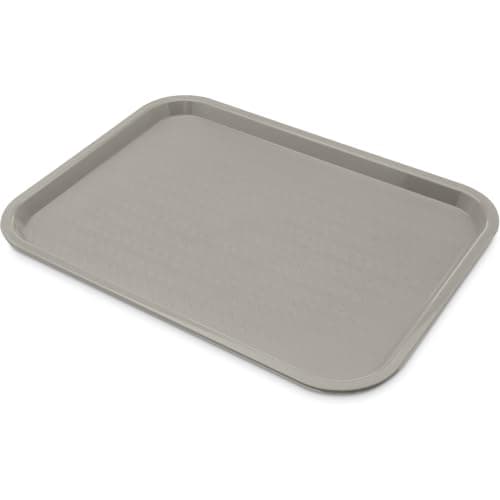 Carlisle FoodService Products CT121623 Café Standard Cafeteria / Fast Food Tray, 12" x 16", Gray