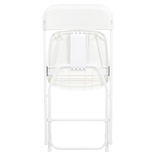 Flash Furniture Hercules Series Plastic Folding Chair - White - 650LB Weight Capacity Comfortable Event Chair - Lightweight Folding Chair 11