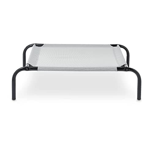 Amazon Basics Cooling Breathable Elevated Dog Bed with Metal Frame for Large Dogs, 51" x 31" x 8", Grey 5