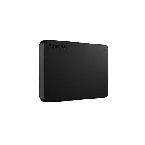 Toshiba Canvio Basics 2TB Portable External Hard Drive USB 3.0, Black - HDTB420XK3AA