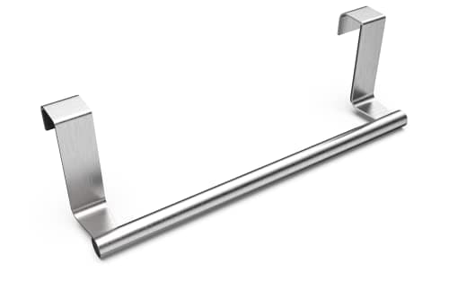 Towel Rack for Cabinet, Strong Steel Kitchen Over Cabinet Towel Bar Holder, 9" Wide - 2 Pack 9