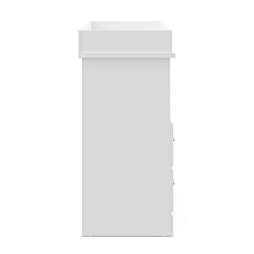 Storkcraft Brookside 2 Drawer Changing Table Dresser (White) – GREENGUARD Gold Certified Baby Dresser with Changing Table Top, Baby Changing Table Dresser, Includes Interlocking Drawer System 11