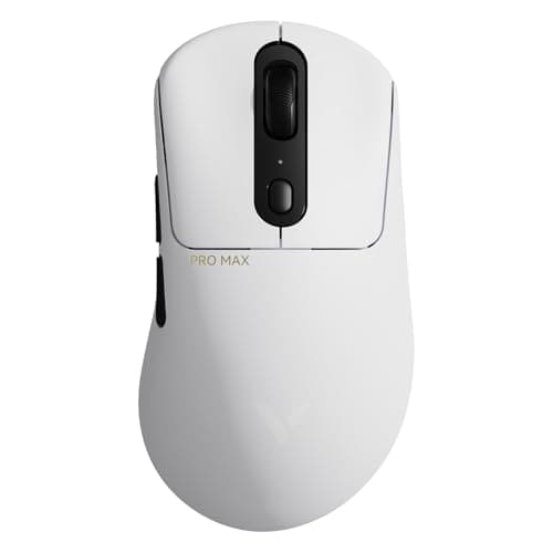 Rapoo VT3PRO MAX Wireless Gaming Mouse, 59g Superlight, 8KHz Polling, PAW 3950 Ultimate Optical Sensor, 30K Independent X/Y DPI, 1+8 Programmable Buttons, 200H Battery Life, Classic Shape, PC, White