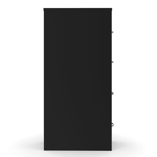 Staples 4-Drawer Vertical File Cabinet, Letter Size Documents, Lockable, 25" D x 15" W x 51.97" H, Black 5