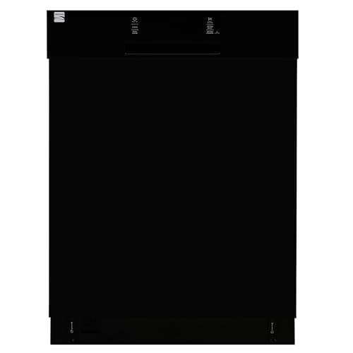 Kenmore 22-14609 24" Built-In Dishwasher - UltraWash Plus, TurboDry, SmartWash & EasyFlex Third Rack - 15 Place Settings - 45 DBA - ENERGY STAR Certified - 24" - Black
