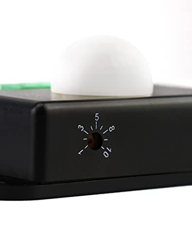 QWORK Motion Sensor LED Switch (2 Pack), 12-24V, 6A, Adjustable Delay Time, 5-8M Induction Distance, 60° Field of View, for LED Strip Lighting, Wall Mount, 3" 6