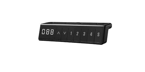Classic Desk Controller, 7 Buttons, 3-Digit Display, 4 Memory Positions, Black TDH6 Ergo Motion
