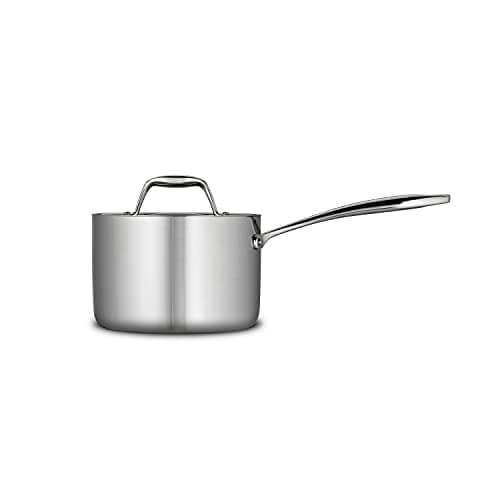 Tramontina Signature Tri-Ply Clad Stainless Steel 2-Quart Sauce Pan with Lid, Induction-Ready, Dishwasher-Safe, NSF-Certified, Made in Brazil 2