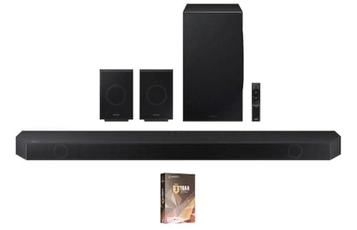 Samsung HW-Q990D 11.1.4ch Soundbar with True Dolby Atmos Sound with 3 Year Amber Protection Plan (2024)
