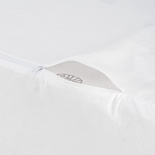 CirclesHome Wedge Pillow Cover 100% Cotton, Zippered Wedge Pillow Case Protector, Soft, Hypoallergenic & Breathable - 25x26x10” 9