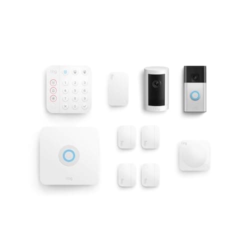 Ring Alarm 8-Piece Kit with Outdoor Cam Plus, Battery and Ring Battery Doorbell