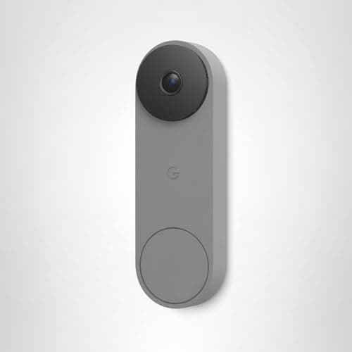 Google Nest Doorbell (Wired, 3rd Gen) - 2K Video and Gemini, Live View, Night Vision, 2-Way Audio - Works with Google Home - 2025 Model - Hazel 16