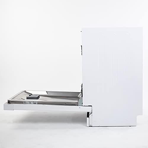 Avanti Dishwasher 24-Inch Built In with 3 Wash Options and Automatic Cycles, Stainless Steel Construction with Electronic Control LED Display, Low Noise Rating, 57 dB, White 9