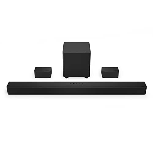 VIZIO V-Series 5.1 Home Theater Sound Bar with Dolby Audio, Bluetooth, Wireless Subwoofer, Voice Assistant Compatible, Includes Remote Control - V51x-J6