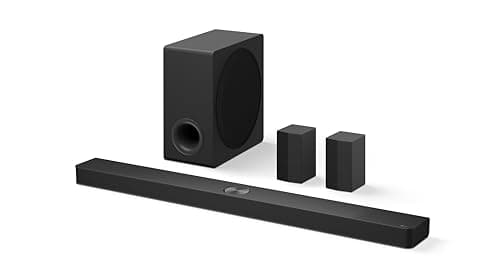 LG S90TR 7.1.3-Channel OLED evo TV Matching Home Theater Soundbar with Rear Surround Speakers and Wireless Subwoofer, Wow Orchestra, Dolby Atmos, WOWCAST Built-in (2024 Model)
