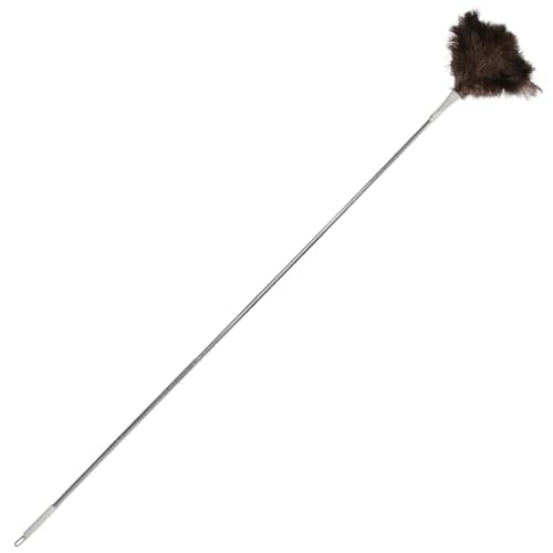 Ostrich Feather Duster Pole 28 to 72 Inch,Extendable Feather Duster Used for Home Cleaning Ceilings Furniture Fans 8