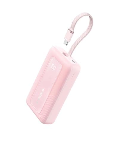 Anker Zolo Power Bank (2025 Upgraded Version), 20,000mAh 30W High-Speed Portable Charger with Built-in USB-C Cable, Battery Pack for iPhone 17/16 / 15 Series, Galaxy, and More