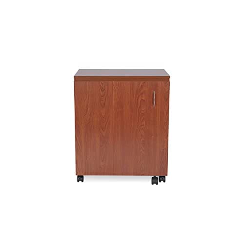 Arrow Sewing Classic Furniture “Judy” Sewing Cabinet: Portable, Folding, Compact, Locking Wheels, with Storage Bin and Hydraulic Machine Lift-Teak 6