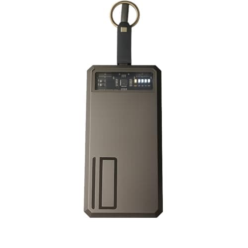 megacom Power Bank 10000mAh/37Wh Fast Charging with Type-C in/Output 20W & USB-A Output x 2, LED Indicate Capacity (Model:ME-1033)