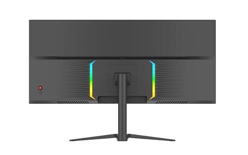 Raywego 34 Inch Ultrawide Monitor 3440 x 1440P Curved Gaming Monitor,Swivel/Height Adjustable,21:9 Aspect Ratio with RGB Backlight,165Hz 127% sRGB 4000:1 Contrast Ratio,PIP/PBP Black,2026 9