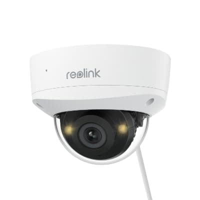 REOLINK 5MP Outdoor Security IP Camera, Turret Surveillance PoE with 2.8mm Lens,130° Diagonal,IK10 Vandal Proof,Smart Detection,Color Night Vision,2-Way Talk,IP67 Weatherproof,RLC-540A