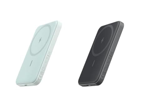 Anker 621 Magnetic Portable Charger (MagGo), 5,000mAh Wireless Power Bank with USB-C Cable, Magsafe-Compatible Battery Pack for iPhone 16/15/14/13/12 Series