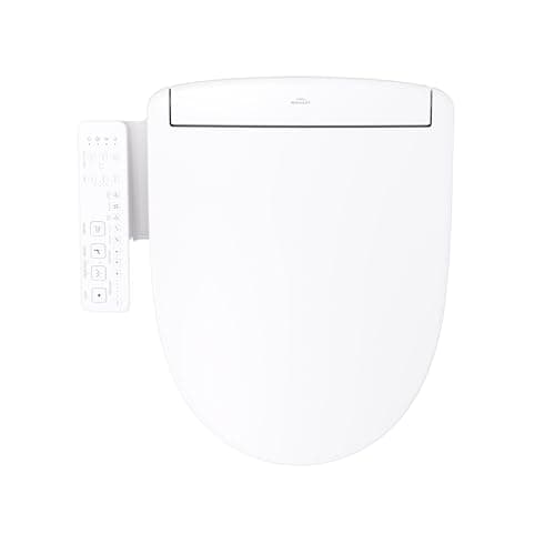 TOTO® WASHLET® S2 Electronic Bidet Toilet Seat with Instantaneous Water Heating, PREMIST and EWATER+ Wand Cleaning, Round, Cotton White - SW3345#01 14